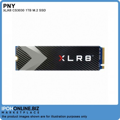 PNY CS3030X 1TB M.2 NVMe 3x4 Heat Sink XLR8 Gaming SSD